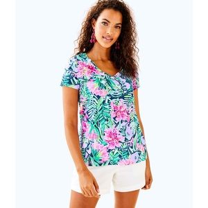 Lilly Pulitzer Etta V-neck top